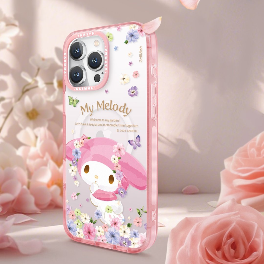 GARMMA My Melody iPhone 16系列 磁吸款保护壳 秘密花园 - 手机壳/手机套 - 塑料 