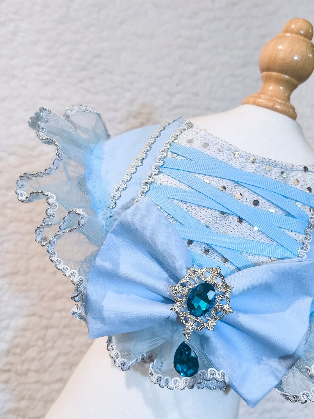 Cinderella 灰姑娘 仙杜瑞拉 costume 宠物颈饰 - 衣/帽 - 棉 黑色