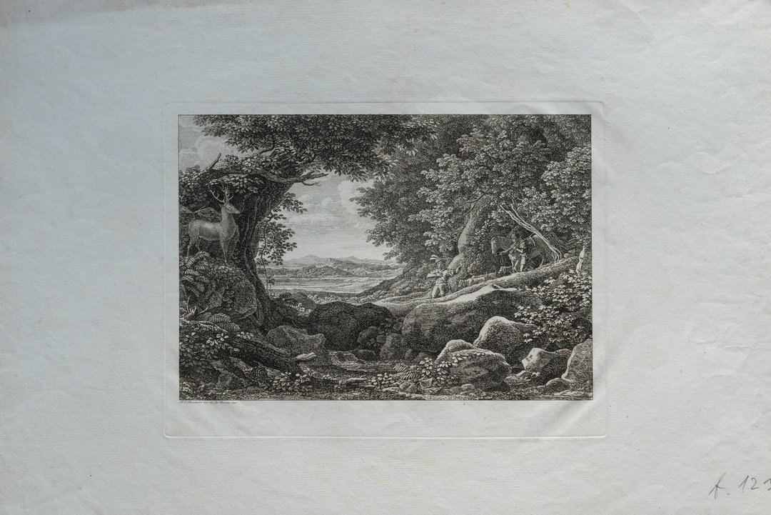 圣尤斯塔斯 - 约翰 莱因哈特 - 版画挂画 - 海报/装饰画/版画 - 纸 