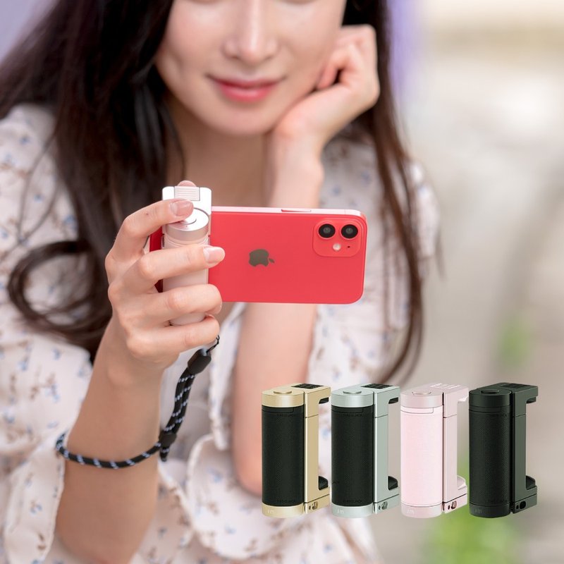 【ShutterGrip 2 | 掌握街拍】翻转蓝牙握把 手机自拍神器 - 手机配件 - 塑料 黑色
