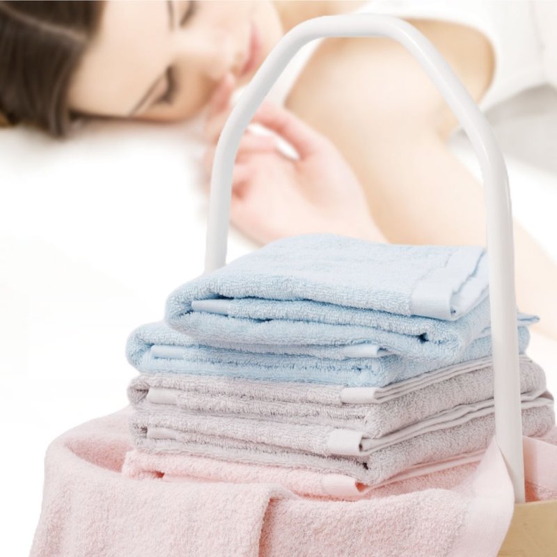 贝柔台湾制石墨烯抑菌消臭枕巾_2入 - 毛巾浴巾 - 棉．麻 粉红色