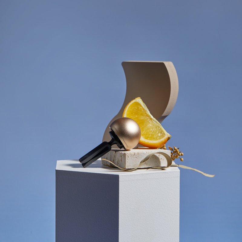 【官方总代理】英国 L'Original 精品车用香氛套装 | 香槟金 - 香薰/精油/线香 - 其他金属 