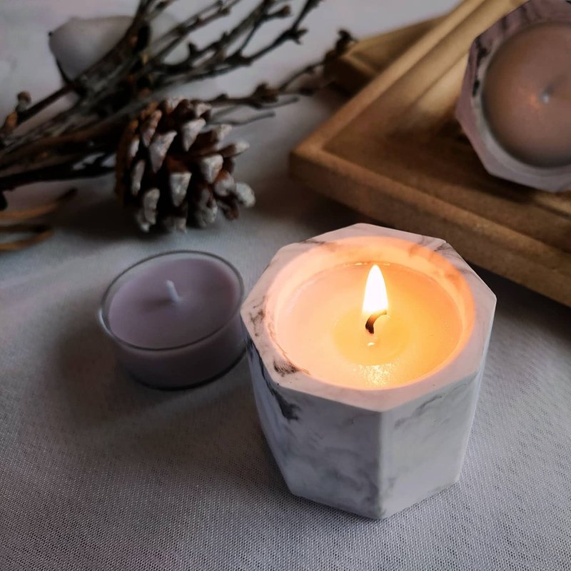 扩香杯蜡烛-单颗 - 香薰/精油/线香 - 蜡 白色