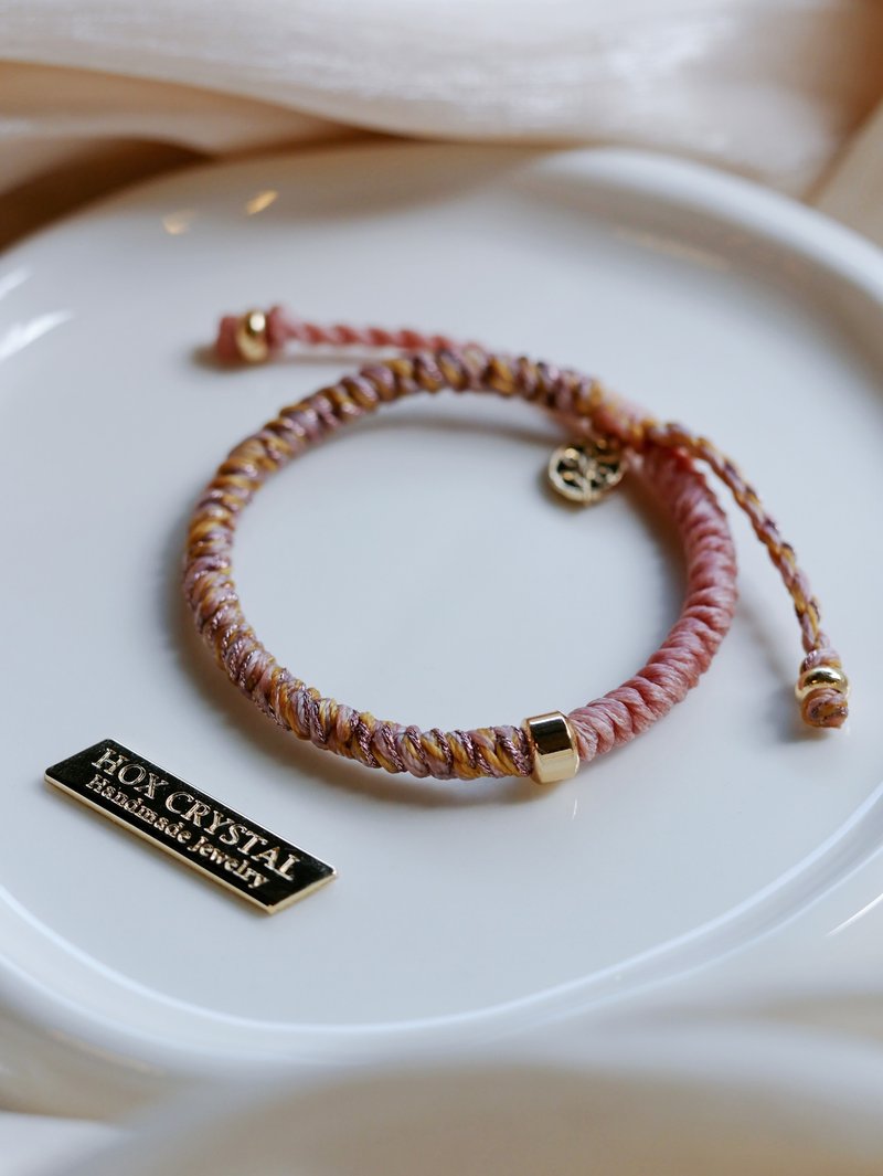 HOX CRYSTAL 护身金刚结绳 混色设计 - 手链/手环 - 其他材质 粉红色