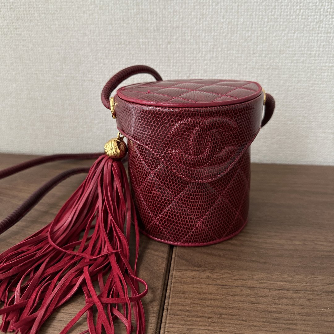 CHANEL 香奈儿 流苏 CC 标志 Matelassé 羊皮 肩背包 - 侧背包/斜挎包 - 真皮 红色