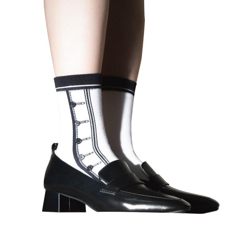 【靴袜】成为维多莉亚时期的复古潮男-白色/燕麦色 - 袜子 - 其他材质 