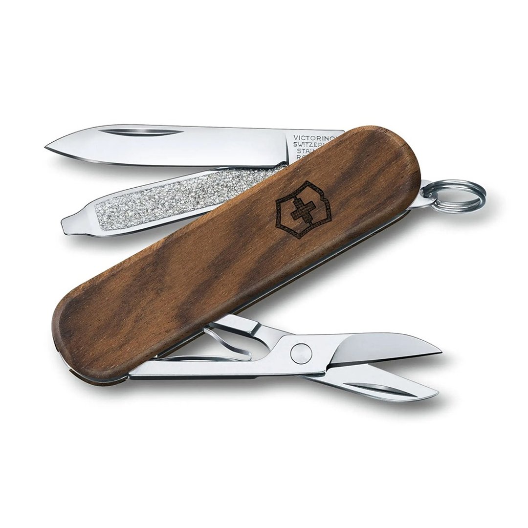 VICTORINOX 瑞士维氏 瑞士刀 5用 58mm 胡桃木 0.6221.63 - 露营用品 - 不锈钢 咖啡色