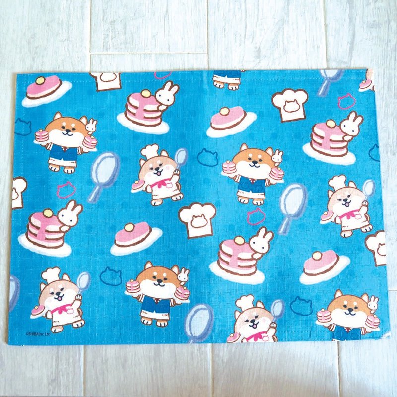 SHIBE SHIBAinc 柴犬工房 柴犬餐厅 柴犬 环保餐垫 - 餐垫/桌巾 - 聚酯纤维 蓝色