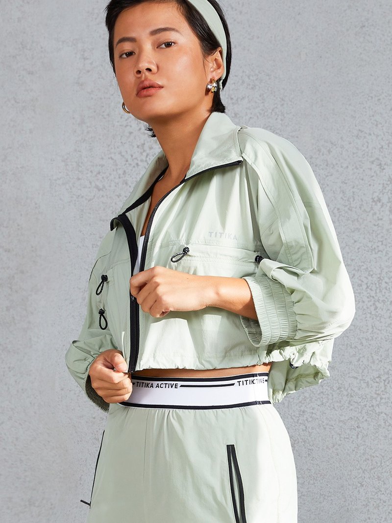 Oslo Jacket - 女装运动衣 - 尼龙 绿色