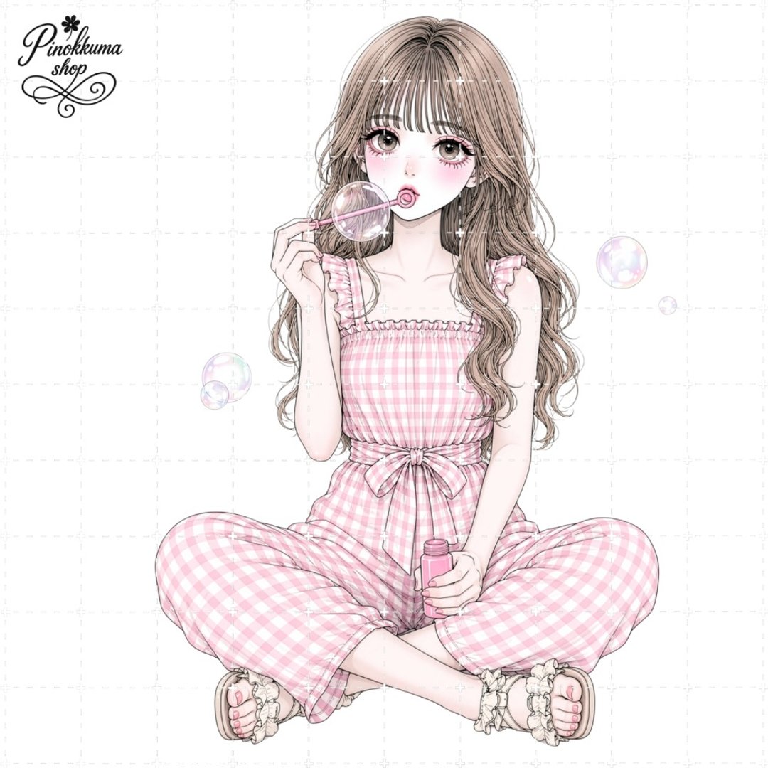 人物贴纸 女孩贴纸 拼贴素材 - 贴纸 - 纸 