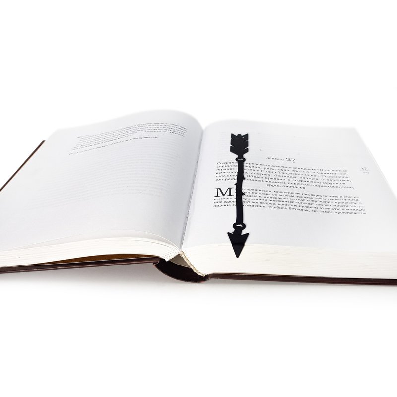 酷炫波希米亚风箭矢书签，献给波希米亚风格爱好者的精致小礼 - 书签 - 其他金属 黑色