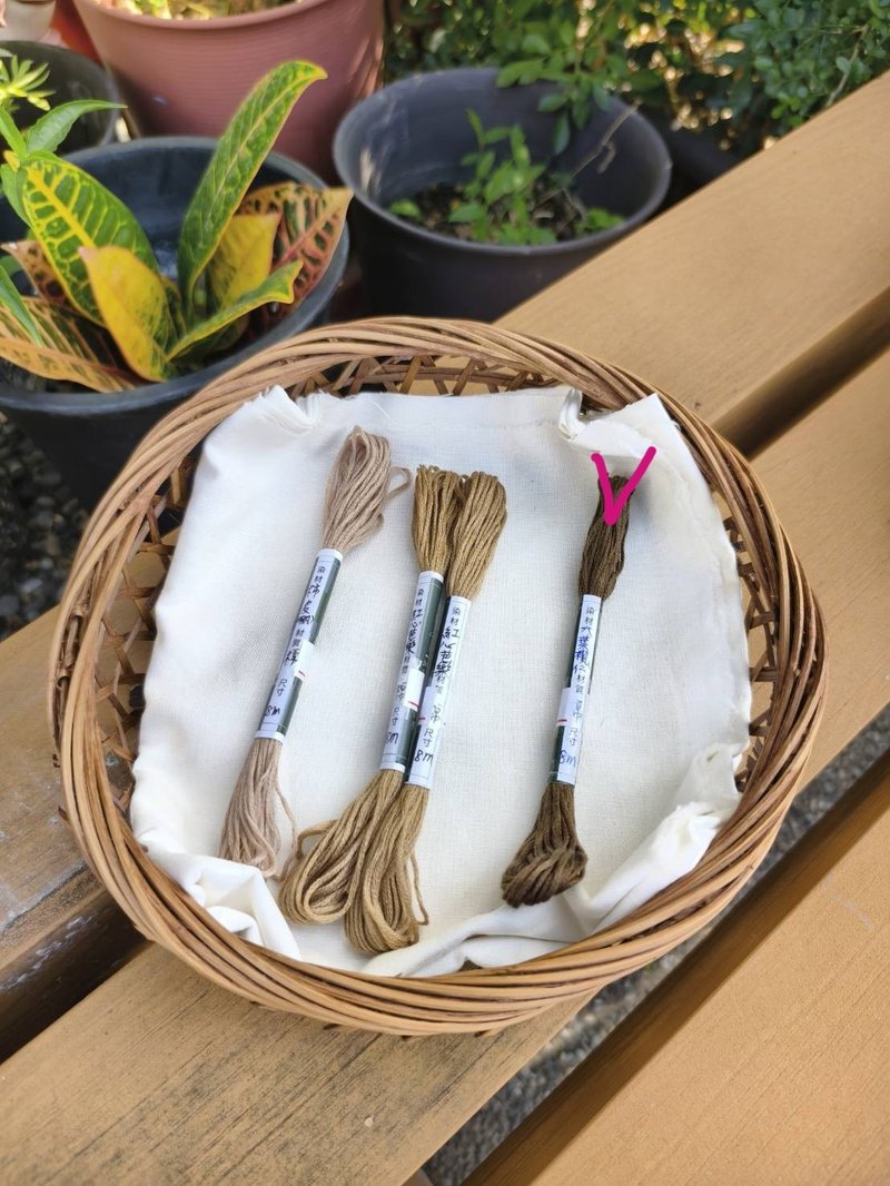 大叶榄仁刺绣绵线 - 编织/刺绣/羊毛毡/裁缝 - 绣线 