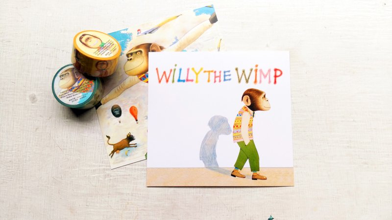 安东尼布朗-胆小鬼威利-明信片 - 卡片/明信片 - 纸 