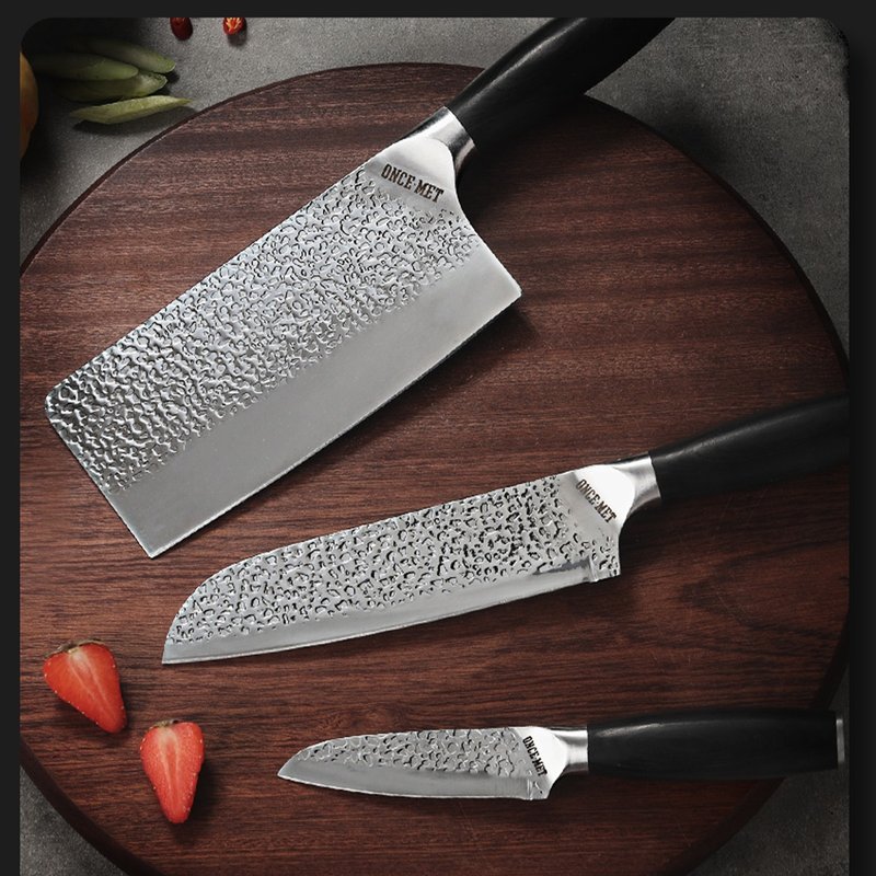 【免运特惠】不锈钢砍骨刀锋利精工锻打全套组合刀具 - 厨房用具 - 其他材质 多色