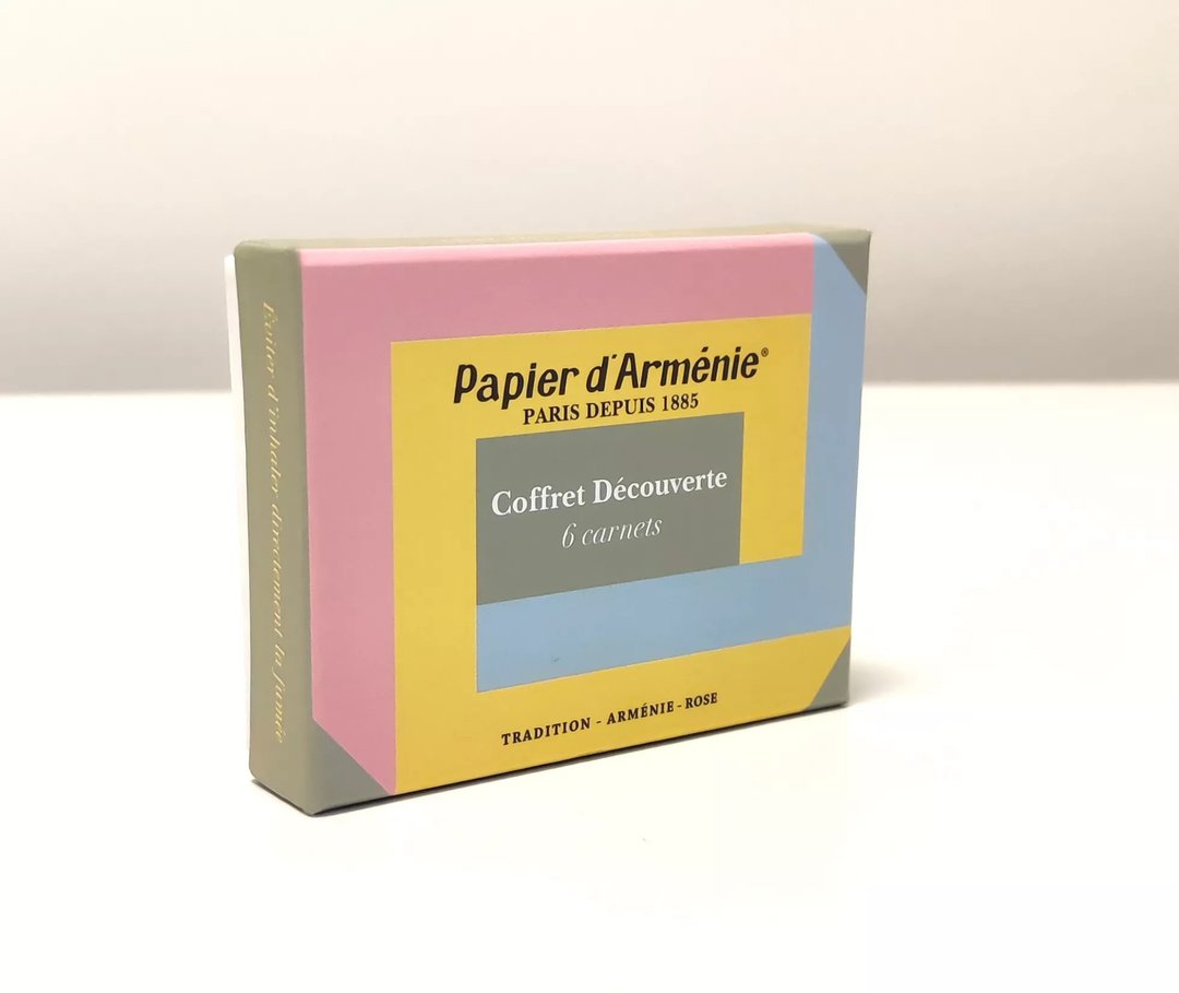 法国 Papier d'Arménie 探索礼盒 (传统、亚美尼亚、玫瑰 各 2 册) - 香薰/精油/线香 - 纸 