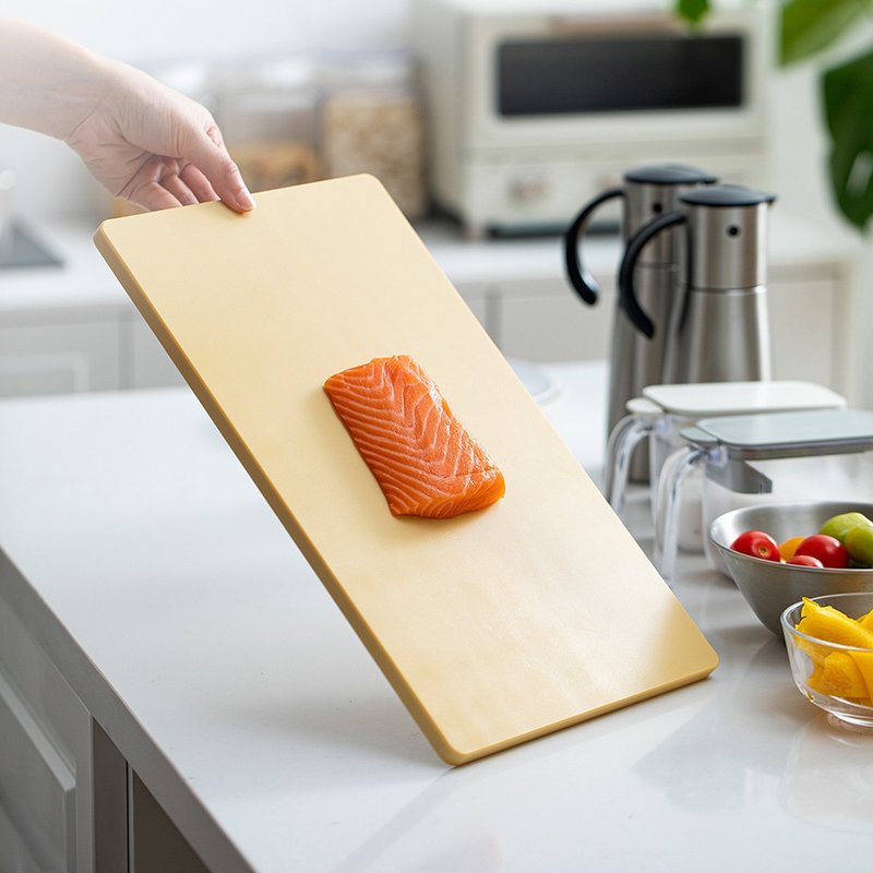 日本霜山 双面PE防霉抗菌砧板-大 - 托盘/砧板 - 塑料 咖啡色