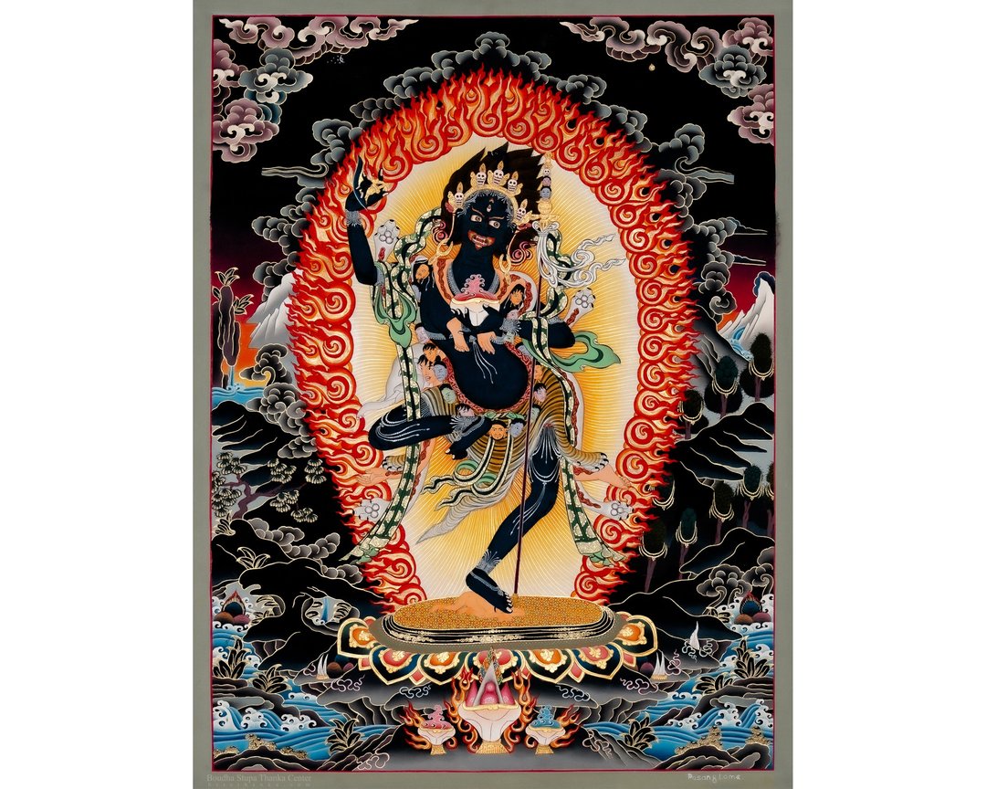西藏金刚亥母唐卡画作 | 西藏艺术 - 墙贴/壁贴 - 其他材质 多色