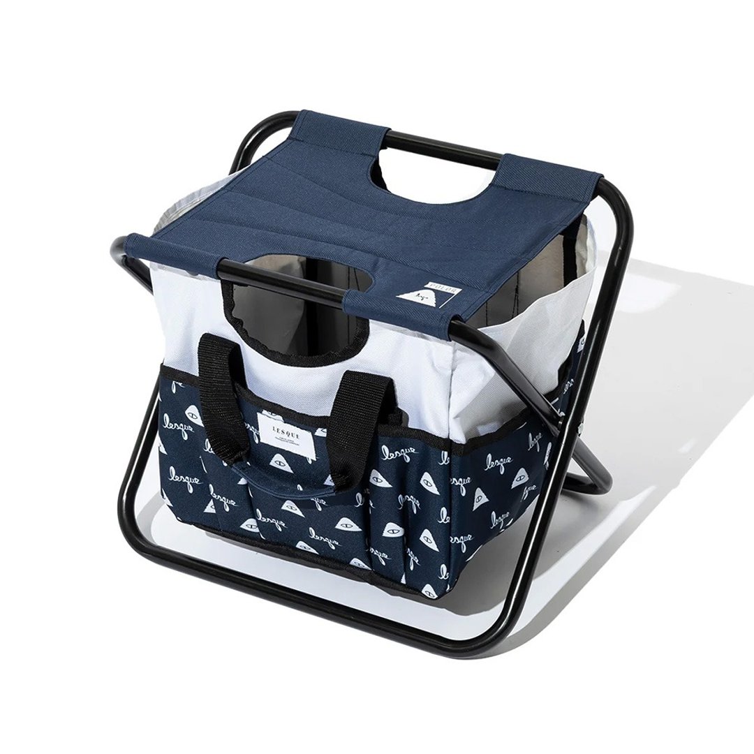 日本限定Poler x Lesque MULTI UTILITY CHAIR 多功能收纳折叠椅 - 露营用品 - 其他材质 蓝色