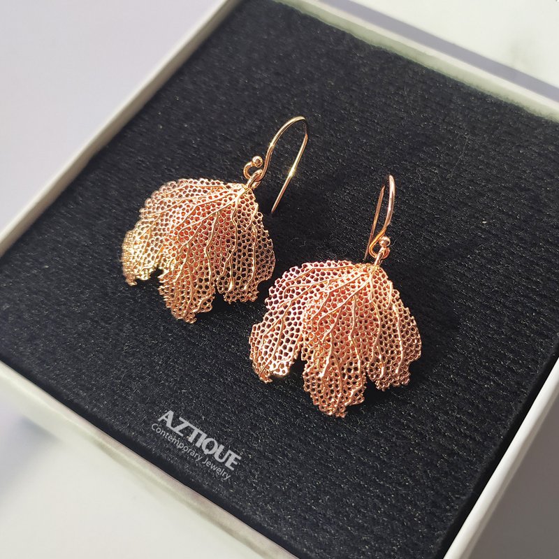 【雙11折扣】Silver earrings , Coral Earrings , Hooks Earrings - 耳环/耳夹 - 纯银 