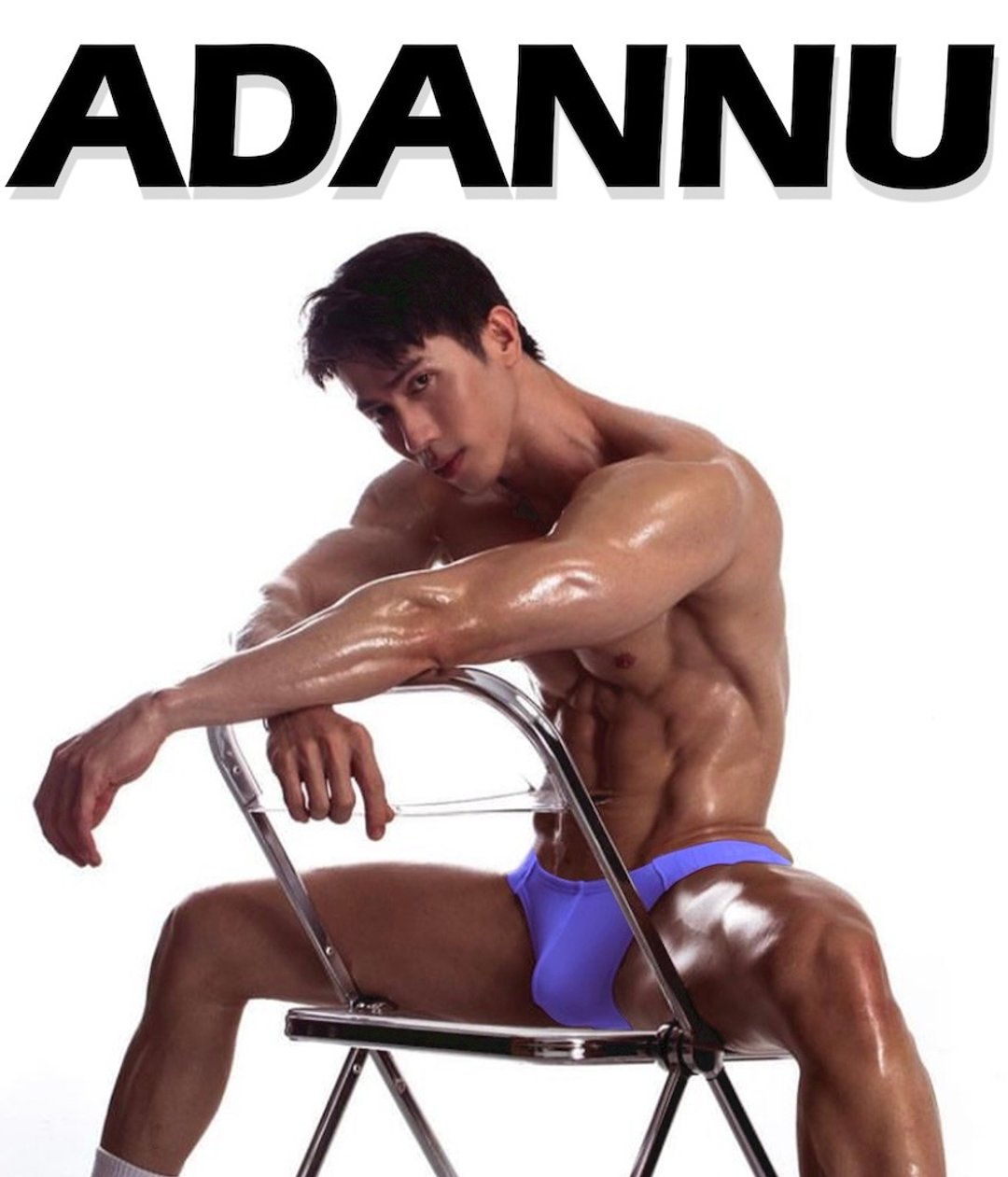 【ADANNU】男士三角內褲 提臀低腰 - 男士内衣裤 - 棉 