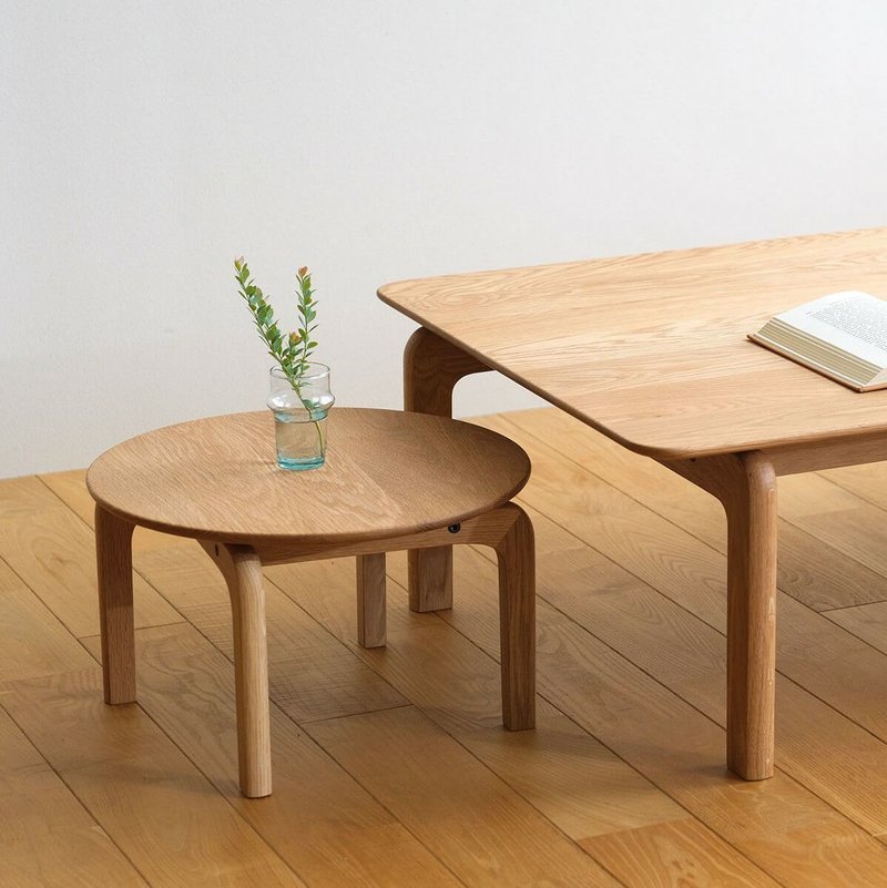 LISCIO | 圆形矮桌直径42cm（矮桌） - 餐桌/书桌 - 木头 