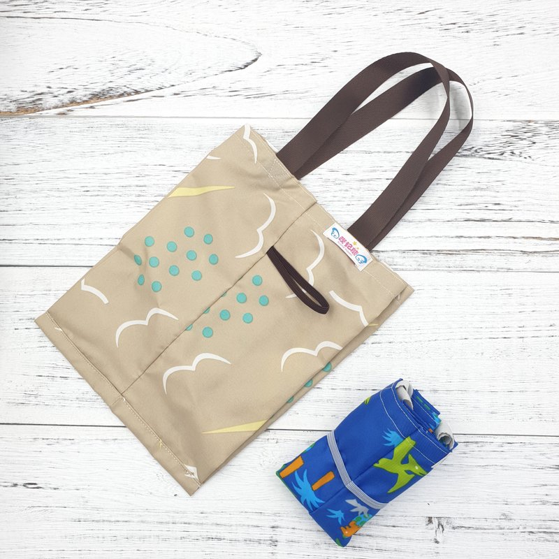 S10-环保双杯乐享袋 超轻量饮料袋 一杯=二杯 早餐袋 二格袋 - 手提包/手提袋 - 防水材质 