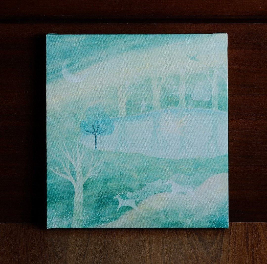 艺术微喷复制画 \ 跟随心里的湖泊 - 海报/装饰画/版画 - 纸 
