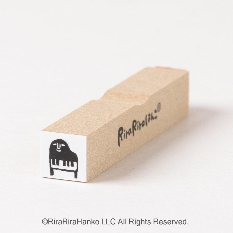 【钢琴】行事历印章*10mm方*R106 - 印章/印台 - 木头 