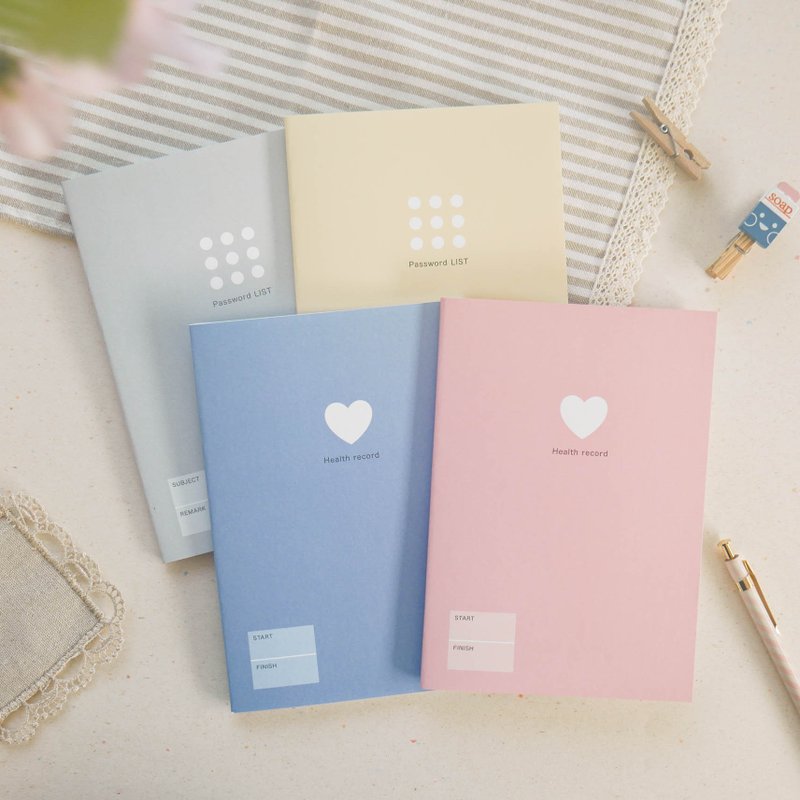 良品 - 自填式功能本(32K)。JN-32209。血压健康.密码纪录 - 笔记本/手帐 - 纸 