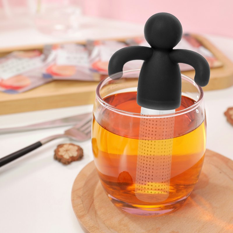 加拿大 Umbra Buddy 小人滤茶器 (墨灰) | 滤茶器 香料球 茶具 - 茶具/茶杯 - 不锈钢 黑色