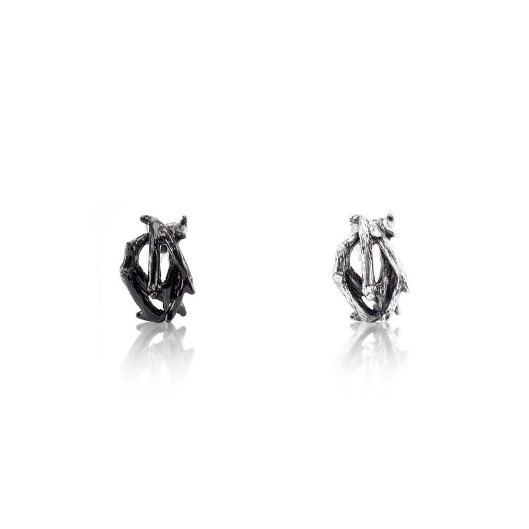 荆棘耳环饰品 Solo Accessories Thorns Earrings - 耳环/耳夹 - 其他金属 