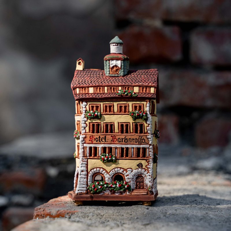 德国Barbarossa旅店 高16cm - 摆饰 - 陶 