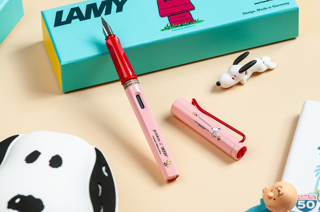 *无法刻字*【Pinkoi x SNOOPY】LAMY 钢笔 / safari / 跑步篇 - 钢笔 - 塑料 多色