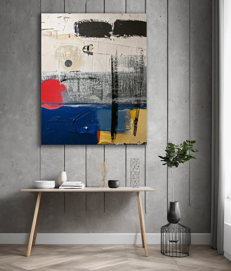 10080抽象画-无框画 | 装饰画 | 油画 | 挂画 | 室内设计 |入厝礼 - 海报/装饰画/版画 - 其他材质 多色