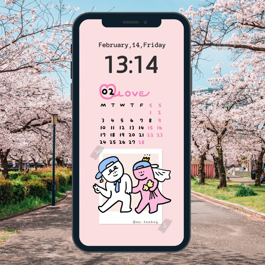 2025 二月壁纸 | 情人节壁纸 | 手机 | 电子档 - 电脑手机桌布/贴图/App 图示 - 其他材质 