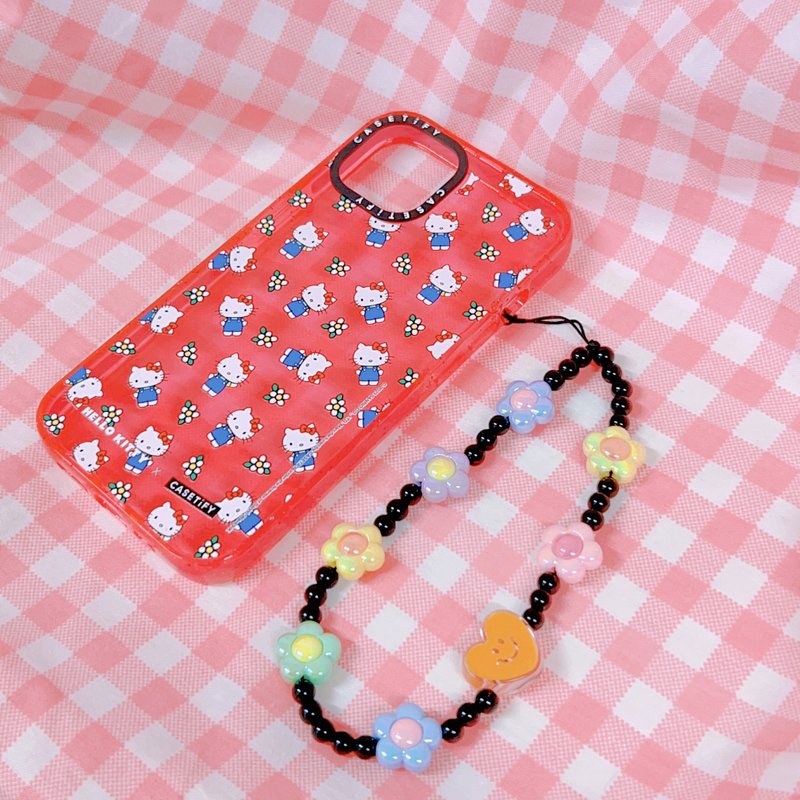 Heartmade 彩色电镀花花手机绳 全人手制作 - 挂绳/吊绳 - 塑料 