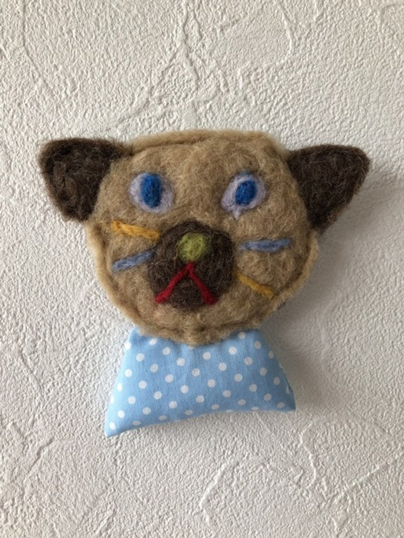 Cat Brooch a - 其他 - 羊毛 