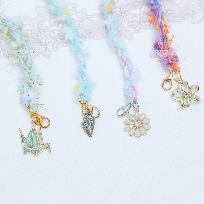 口罩挂绳 纸鹤 贝壳 多款可选 多功能百搭配件防疫小物护目镜 - 挂绳/吊绳 - 羊毛 多色