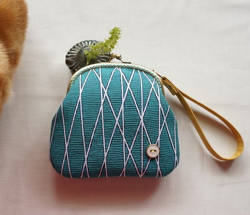 绿枝 ◘ 手工大口金包 (订制) - 手提包/手提袋 - 其他材质 绿色