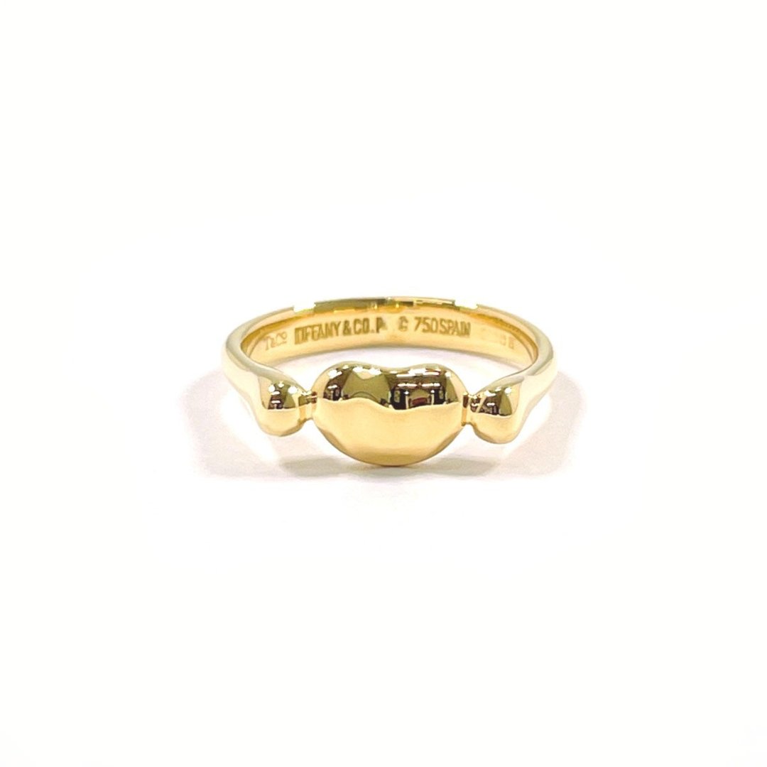 【日本直送 9 成新美品】9 号 蒂芙尼 TIFFANY&Co. 豆豆款 戒指 K18 黄金 饰品 - 戒指 - 贵金属 金色