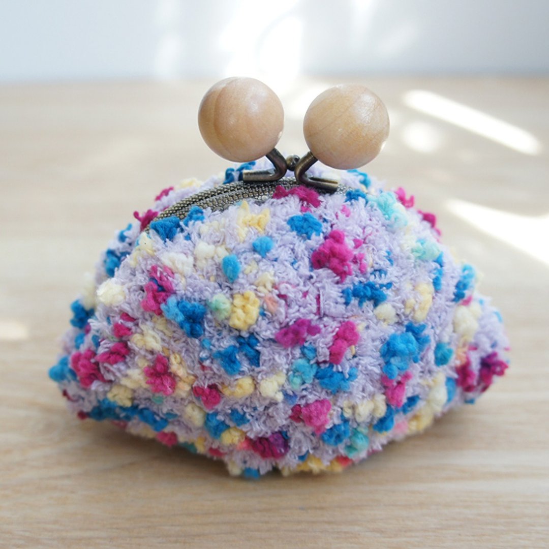 Ba-ba handmade Crochet pouch No.C1225 - 化妆包/杂物包 - 其他材质 多色