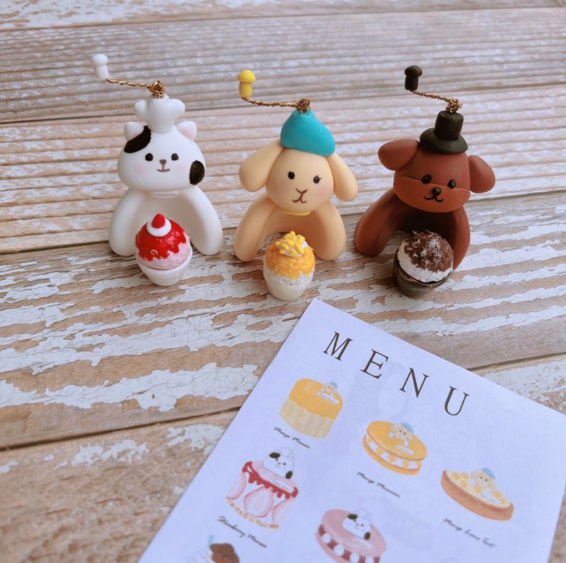 米林猫日式刨冰  原创角色朵儿、宾滴狗、米林猫化身日式刨冰机 - 其他 - 粘土 