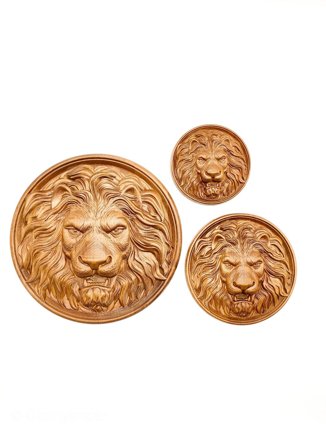 Onlay furniture lion, Wall ornament lion, Wood Appliques, Applique furniture - 木工/竹艺/纸艺 - 木头 咖啡色