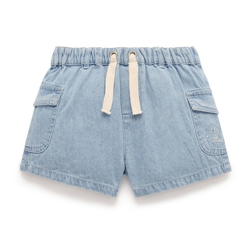 澳洲Purebaby男童短裤12M~4T侧口袋牛仔 - 童装裤 - 棉．麻 