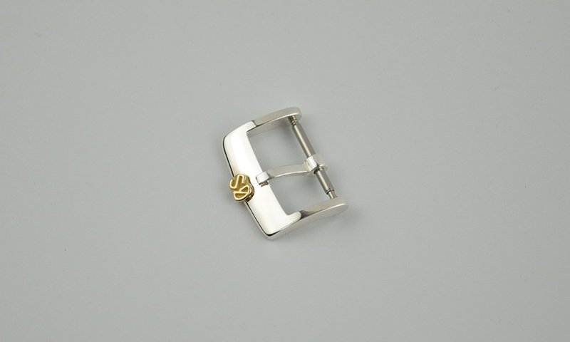 大精工gs罐头五号18k纯金925纯银底座表带针扣贵朵定制武士王表扣 - 其他 - 纯银 