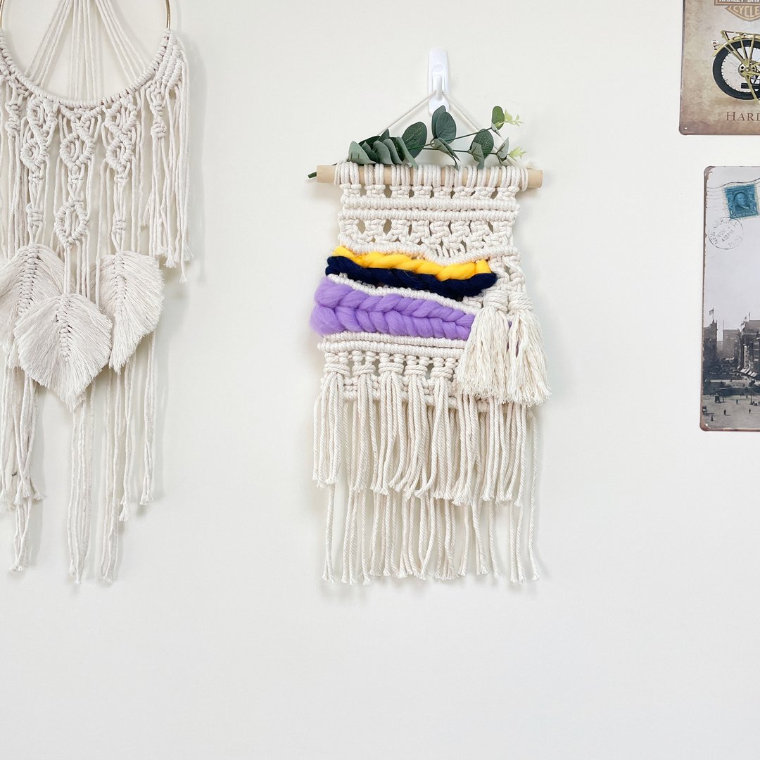 Macrame粗毛线 挂毯 挂饰【 Macrame Wall Hanging】 - 摆饰 - 棉 