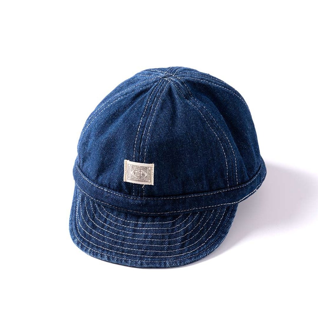 Railman Work Cap - 牛仔 Indigo - 帽子 - 棉．麻 