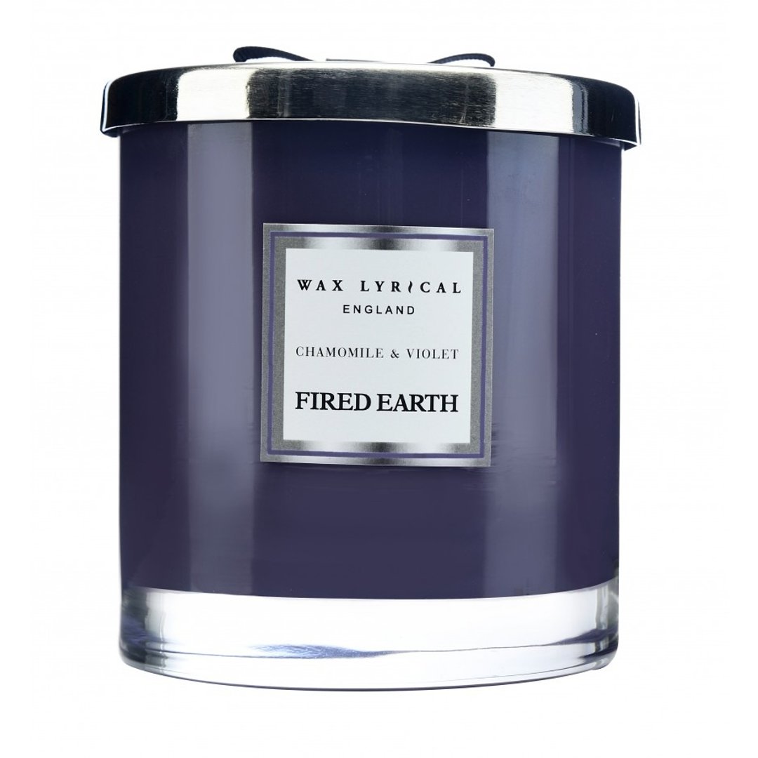 英伦蜡烛 FIRED EARTH系列 洋甘菊与紫罗兰 2蕊大蜡烛 - 蜡烛/烛台 - 蜡 