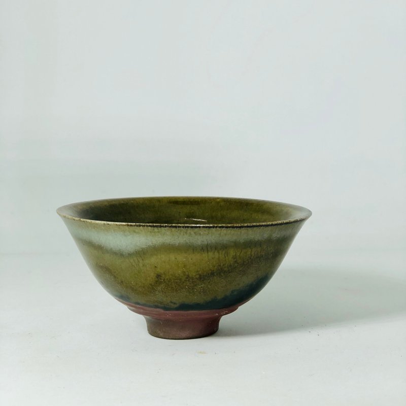 手作柴烧 墨影小茶碗 INK001 - 茶具/茶杯 - 其他材质 