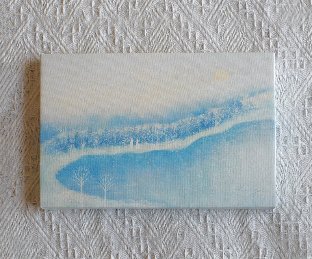 小尺寸无框画 - 蓝色的风景1 - 海报/装饰画/版画 - 纸 